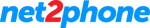 net2phone logo Blue and Red